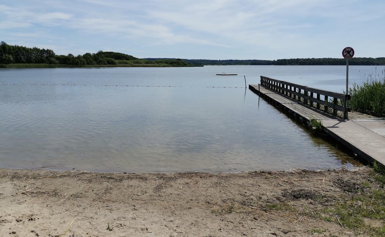 Photo de Badestelle Beach avec herbe de surface
