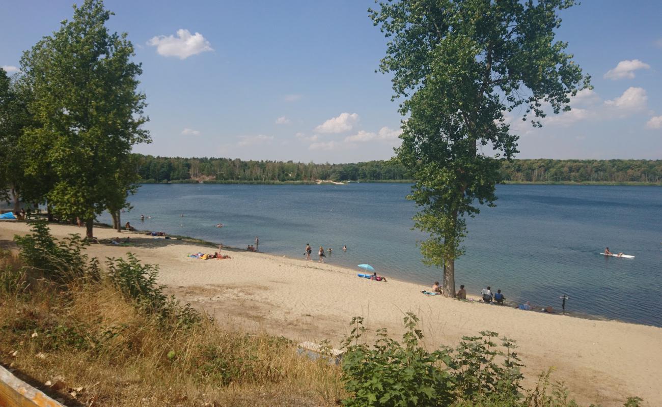 Photo de Strandbad Sandersdorf avec sable beige de surface