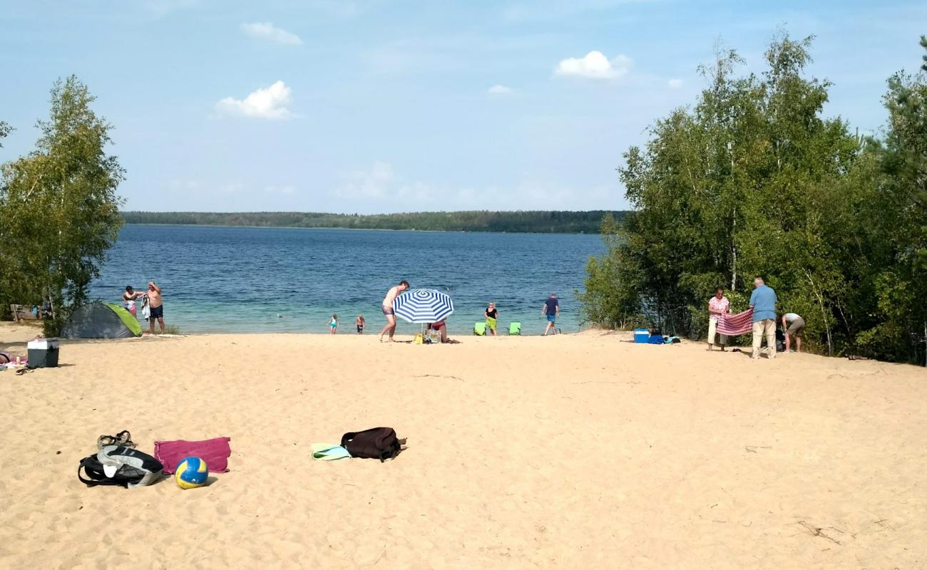 Photo de Haselbacher FKK Strand avec sable lumineux de surface