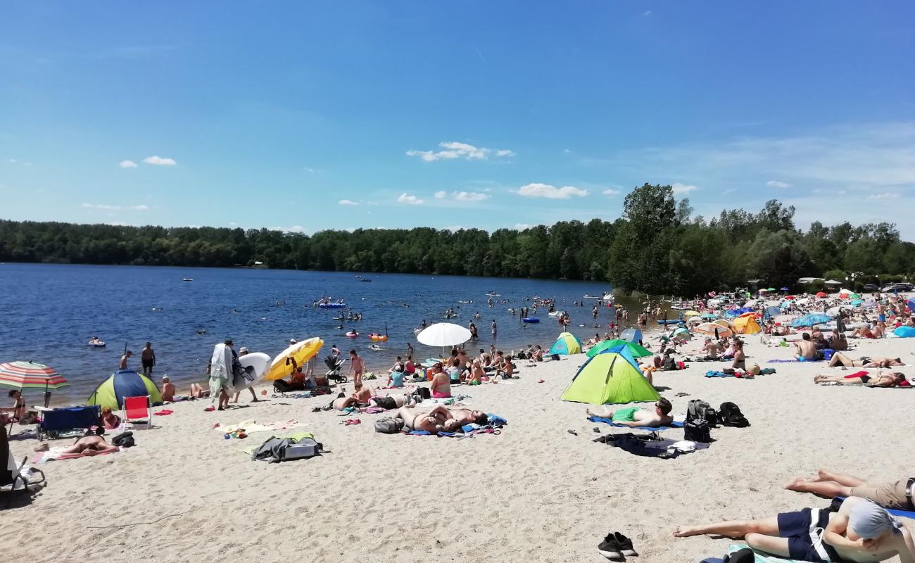 Photo de Liblarer See Beach avec petits galets beige de surface