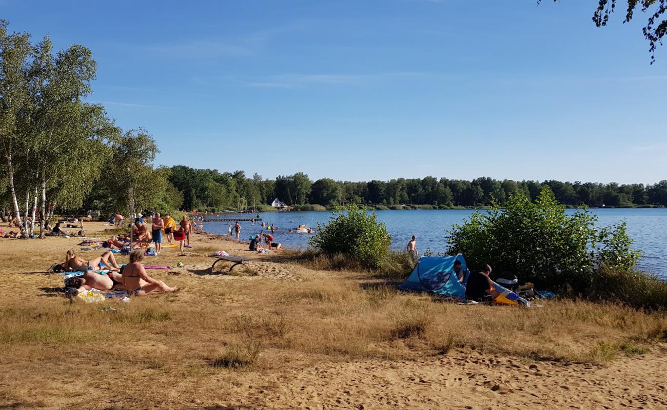 Photo de Strandbad Am Olbasee avec sable beige de surface