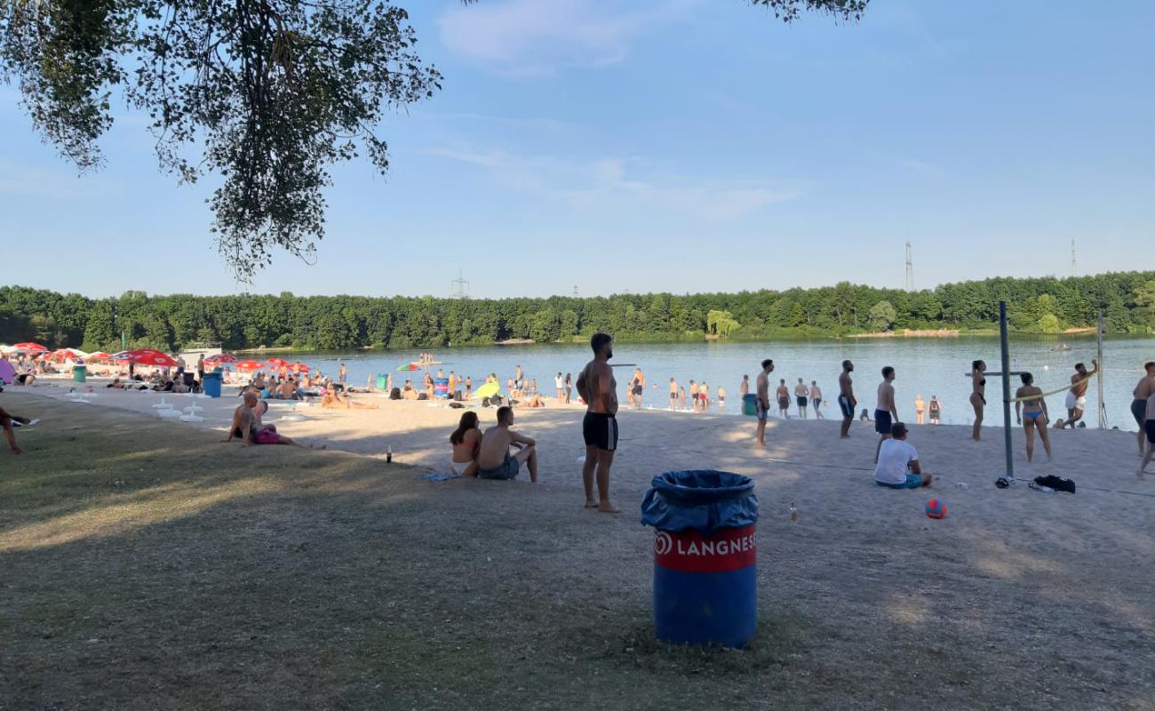 Photo de Plage du lac Otto-Maigler avec sable lumineux de surface