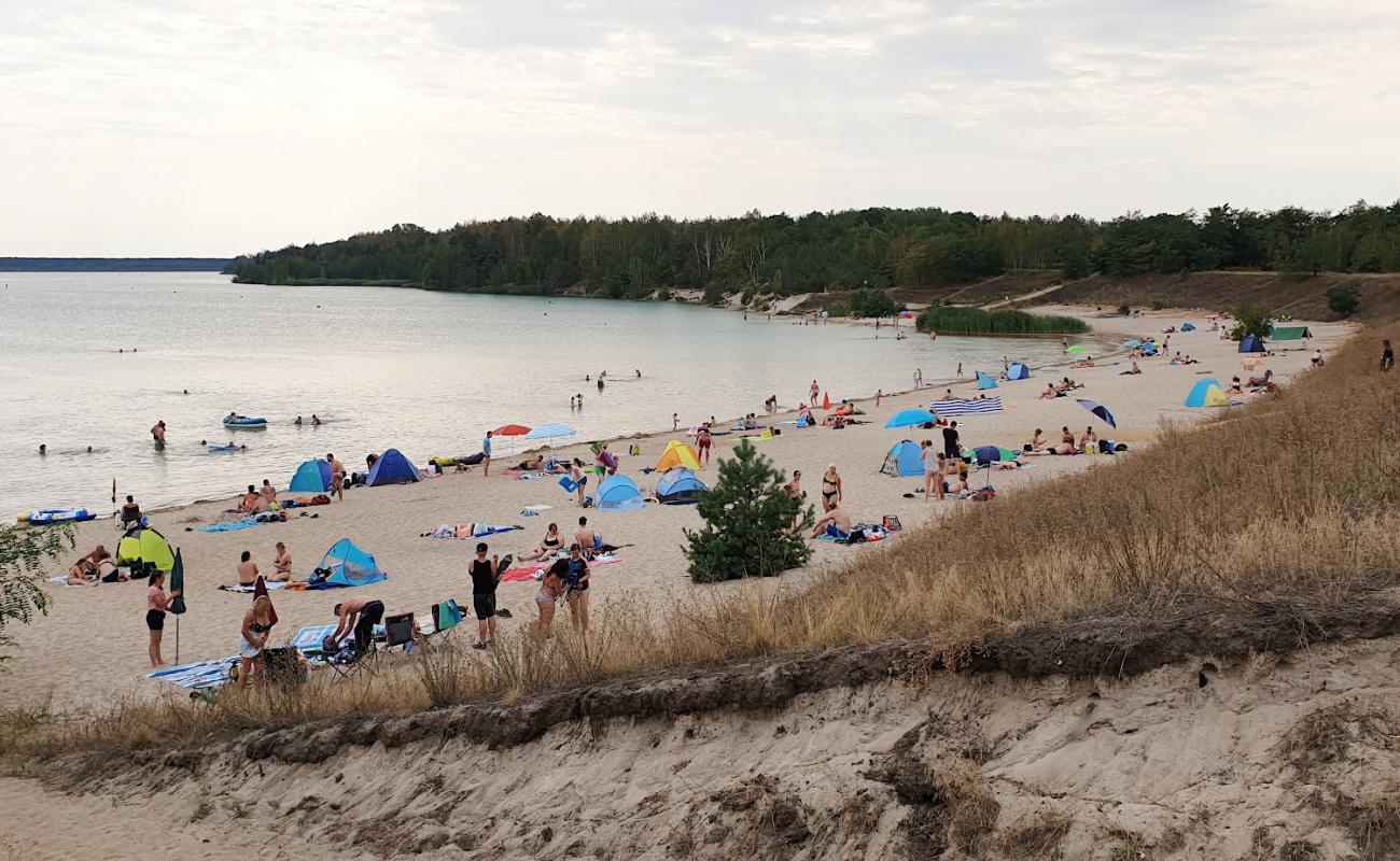 Photo de Badestrand Partwitzer See avec sable beige de surface