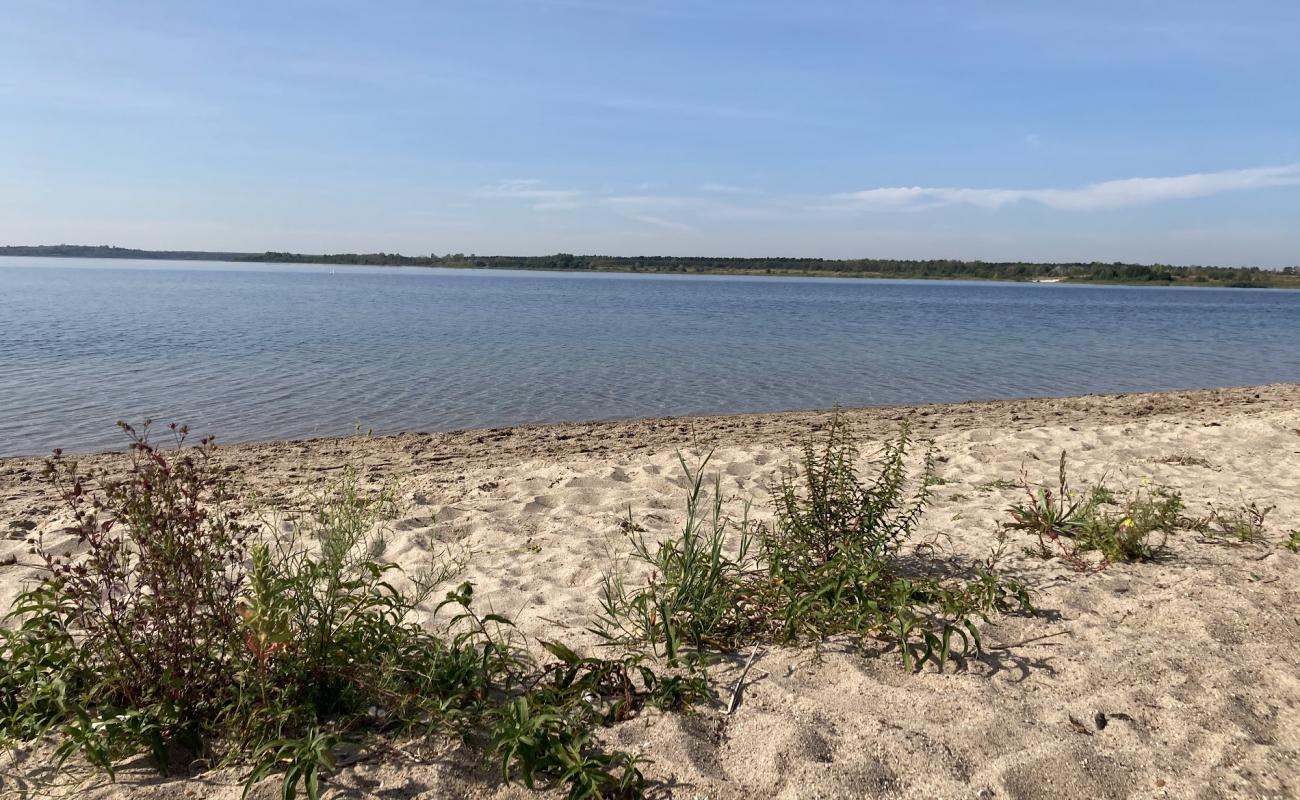 Photo de Badestelle Lobnitz avec sable beige de surface
