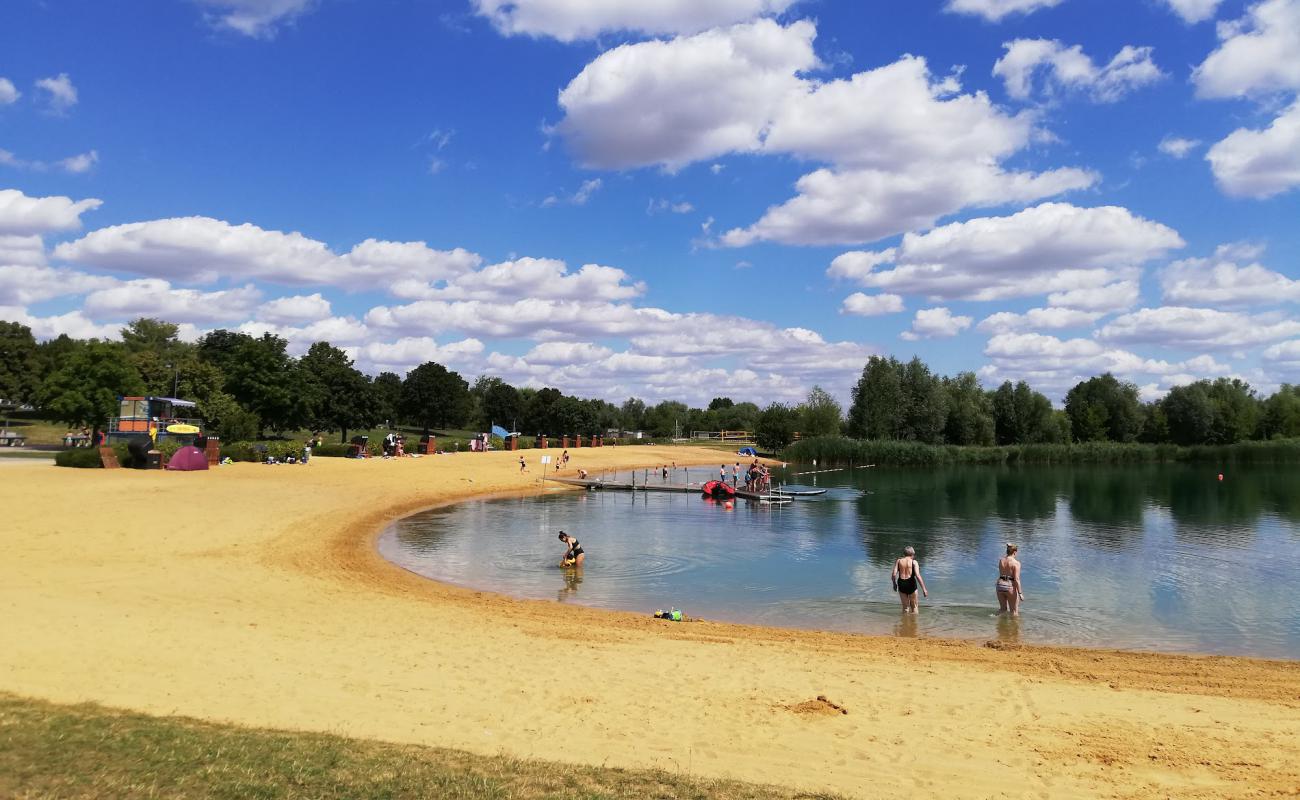 Photo de Strandbad Stotternheim avec sable beige fin de surface
