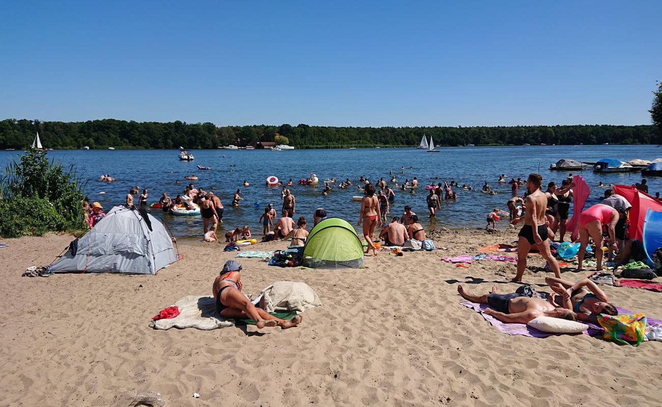 Photo de Badewiese Eichwalde avec sable gris de surface