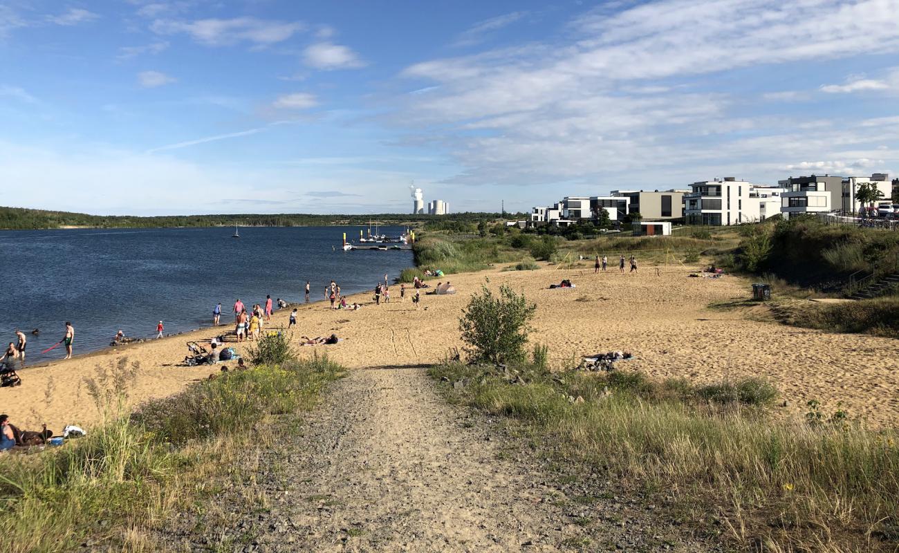 Photo de Badestrand Zwenkauer See avec sable lumineux de surface