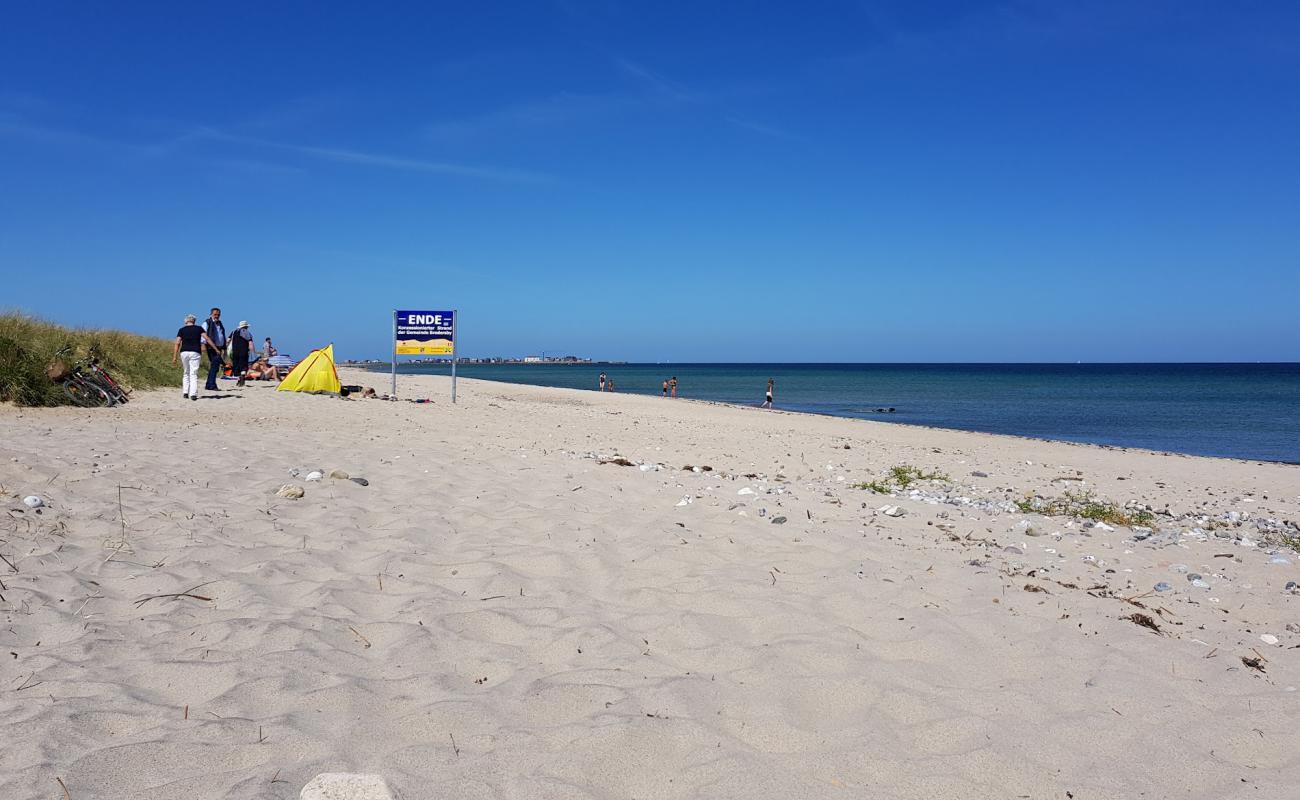 Photo de Plage de Kappeln avec sable brillant et rochers de surface