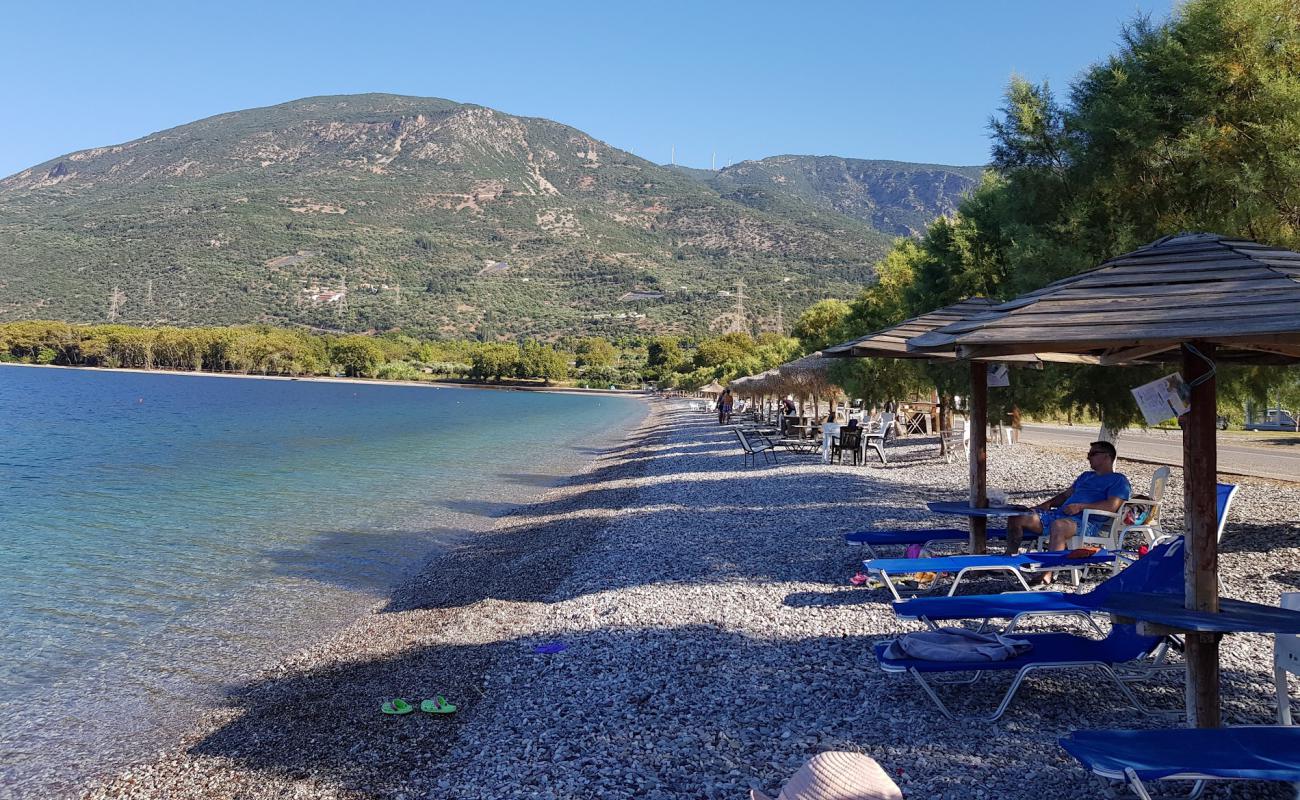 Photo de Sergoulas 2 Beach avec caillou fin clair de surface