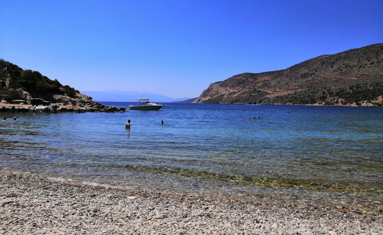 Photo de Agios Vlasios beach avec caillou clair de surface