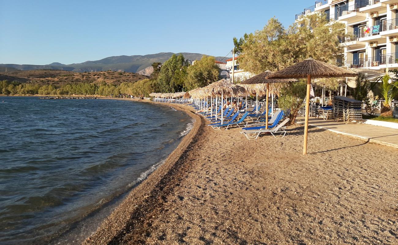 Photo de Itea beach avec caillou fin gris de surface