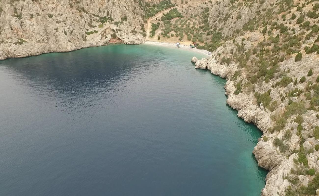 Photo de Almyros beach avec caillou fin clair de surface