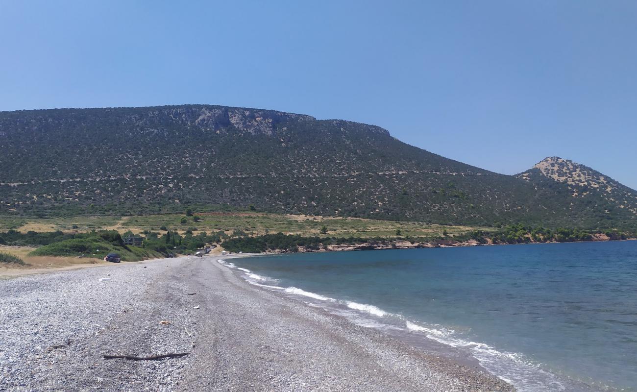 Photo de Anthidona bay 2 beach avec galets bruns de surface