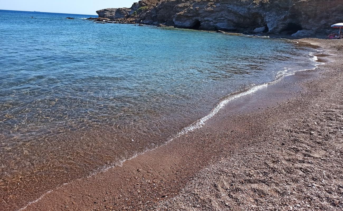 Photo de Port Arthur beach avec petits galets bruns de surface