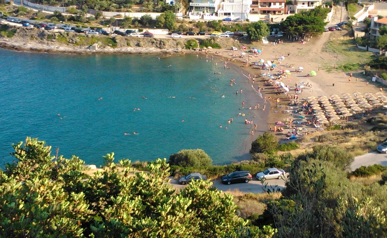 Photo de Paralia Daskalio avec sable clair avec caillou de surface