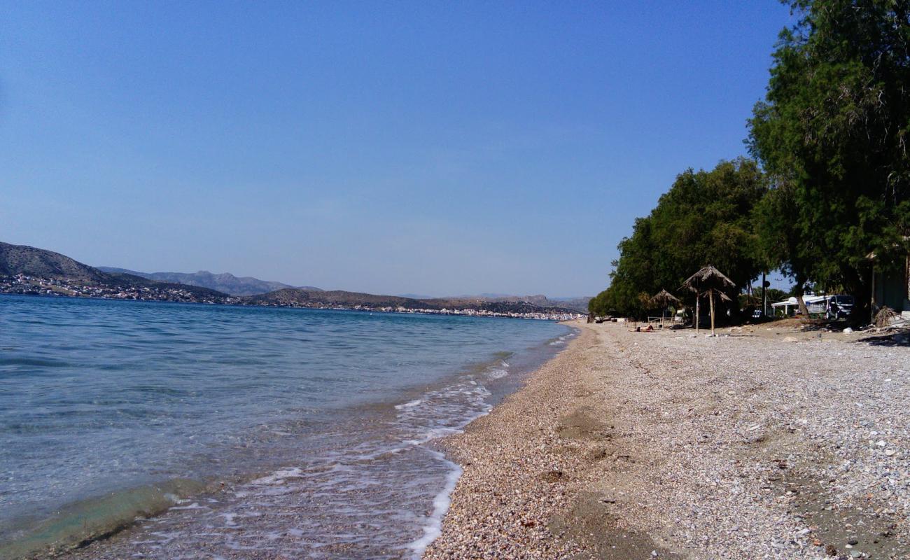 Photo de Paralia Zefiros avec caillou fin clair de surface