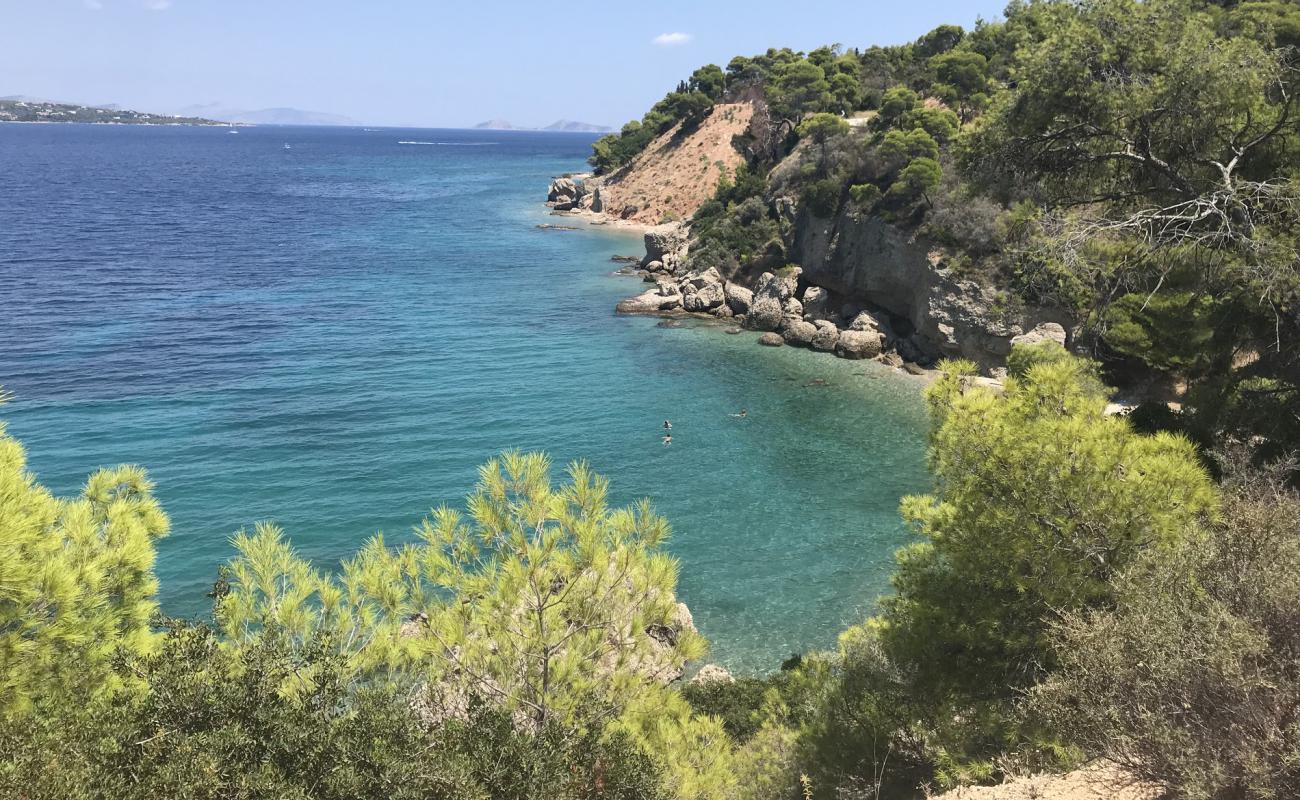 Photo de Spetses Beach avec caillou clair de surface