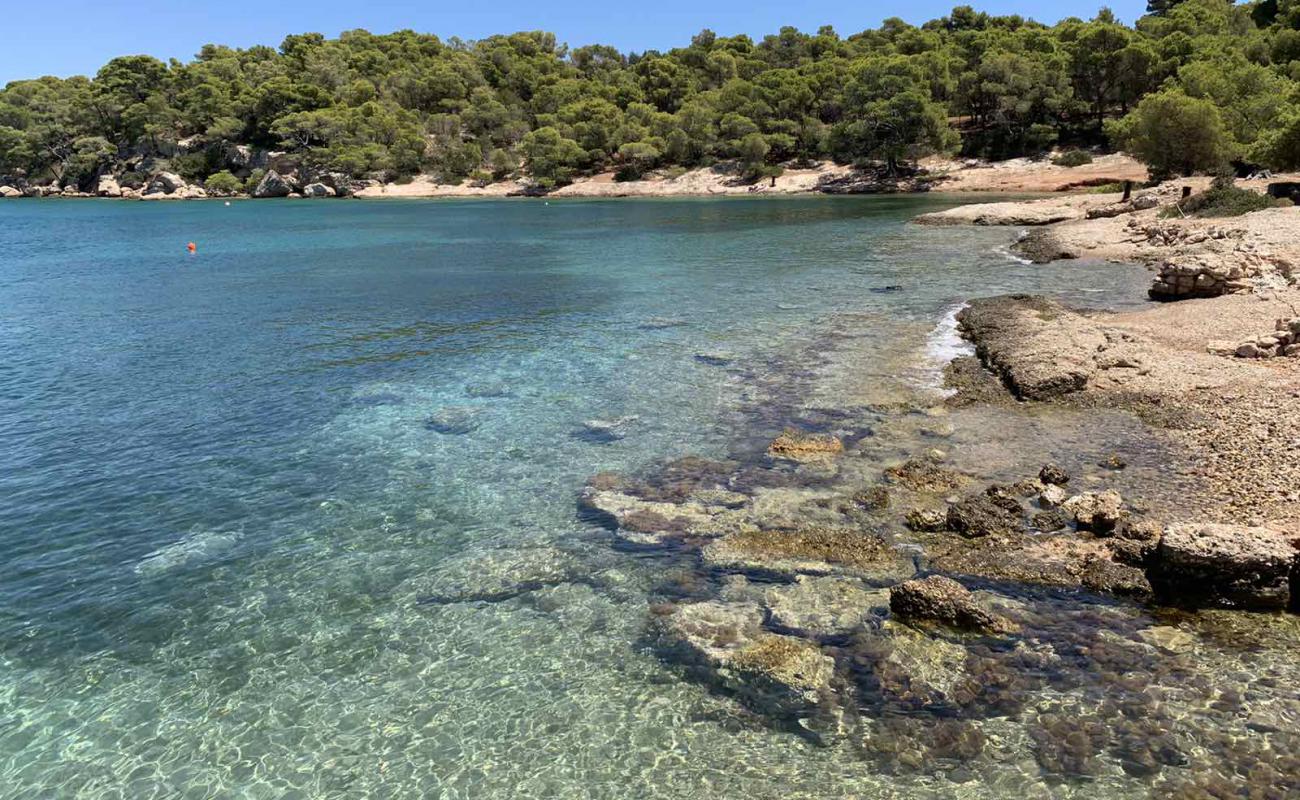 Photo de Paralia Zogerias II avec sable beige & pierres de surface