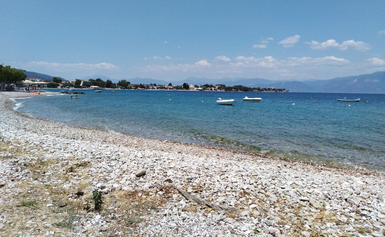 Photo de Selianitika beach II avec galets gris de surface