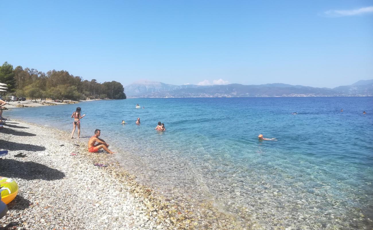 Photo de Paralia Drepanou beach avec caillou gris de surface