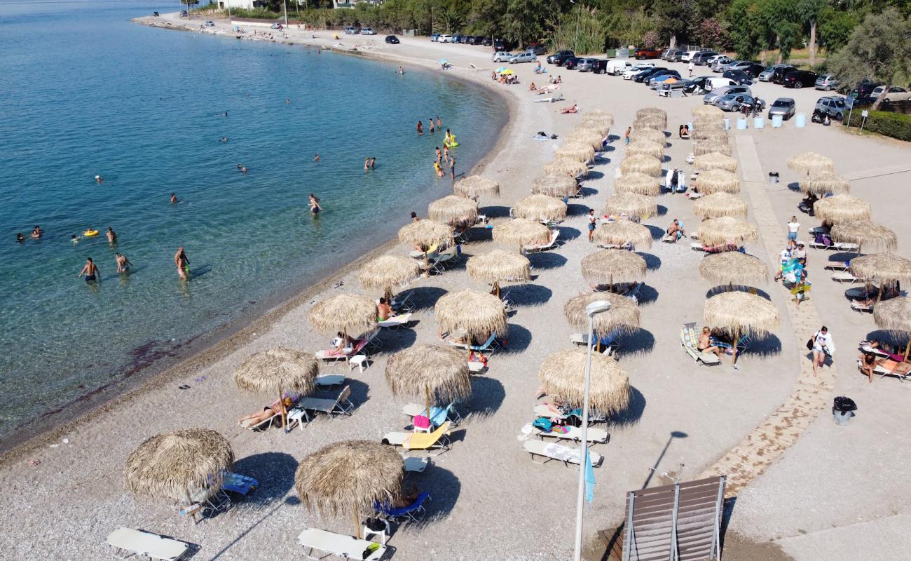 Photo de Paralia II avec sable gris avec caillou de surface