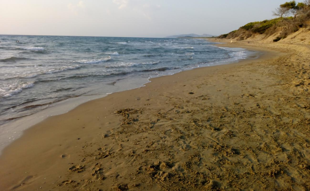 Photo de Falari beach avec sable beige de surface