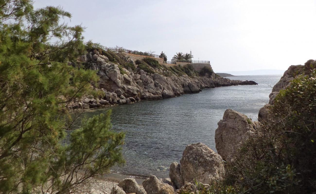 Photo de Paleokastro beach avec galets gris de surface