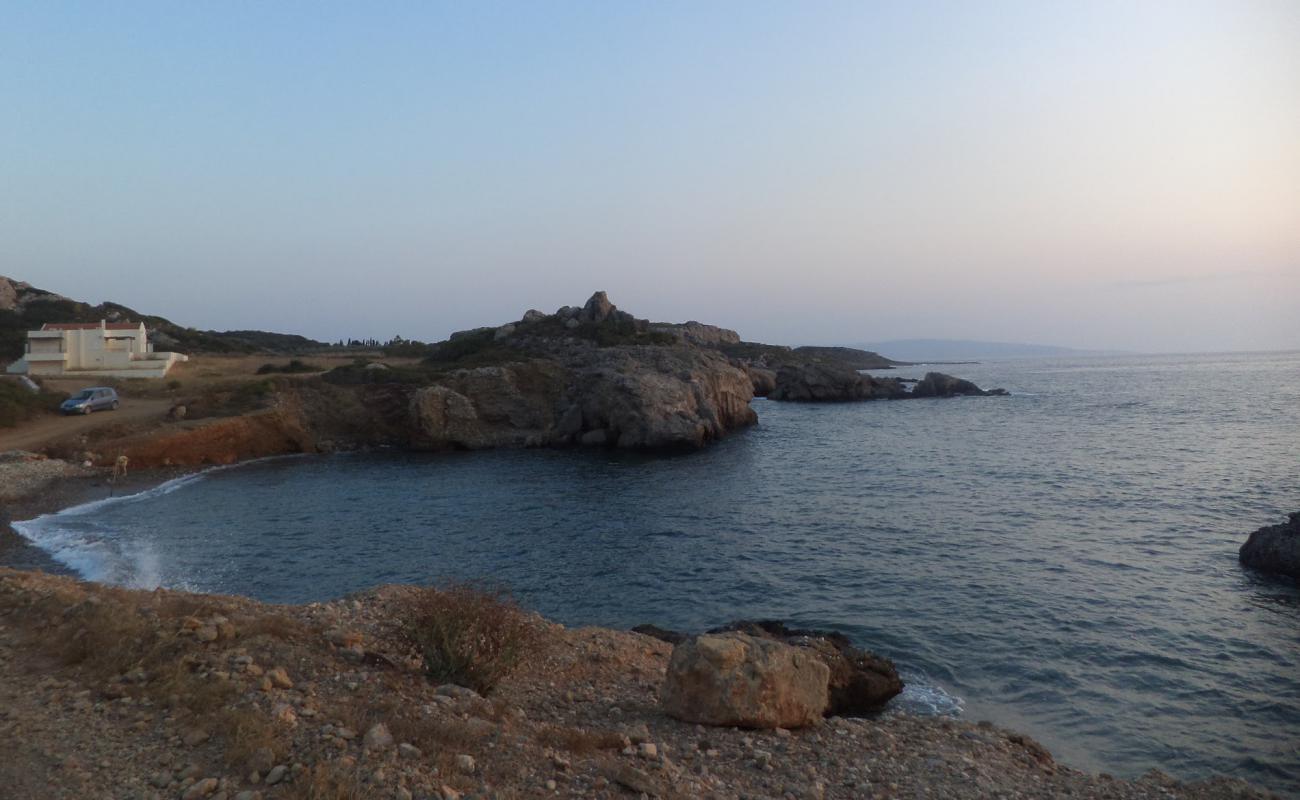 Photo de Paleokastro beach III avec caillou gris de surface