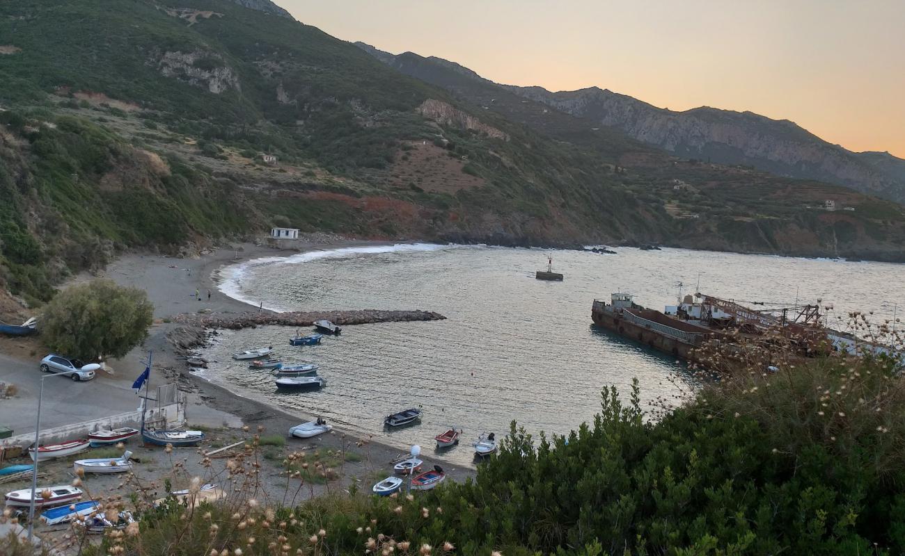 Photo de Panagia beach avec caillou gris de surface