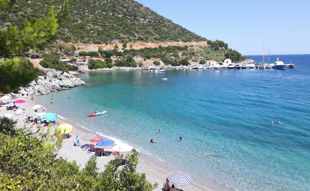 Photo de Agia Kyriaki beach avec caillou gris de surface