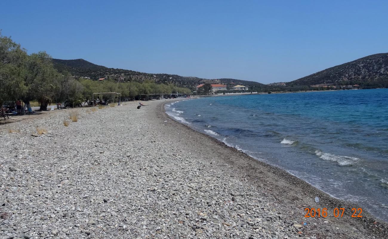 Photo de Dardiza beach avec sable clair avec caillou de surface