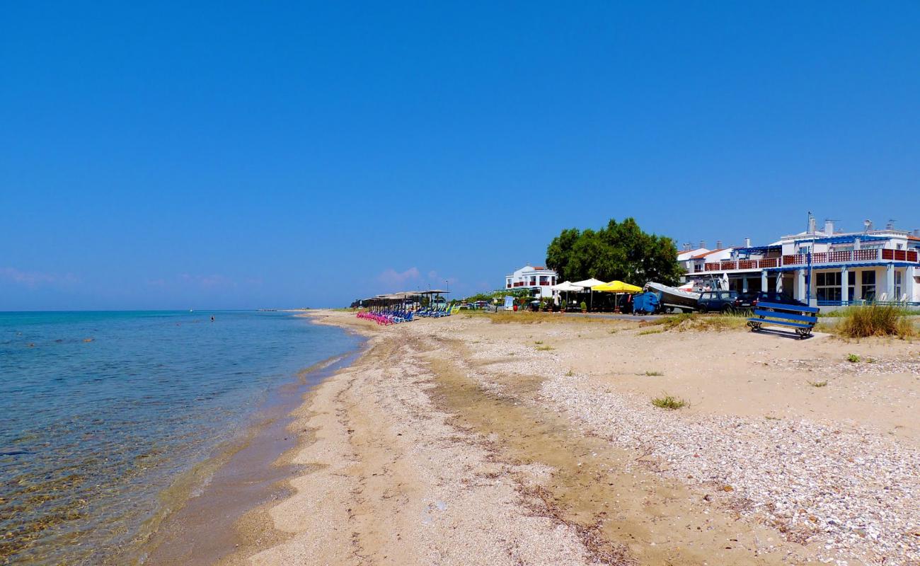 Photo de Sozopolis beach avec sable lumineux de surface