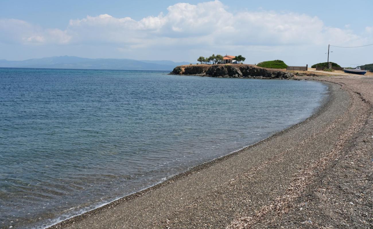 Photo de Agios Nikolaoh beach avec caillou gris de surface