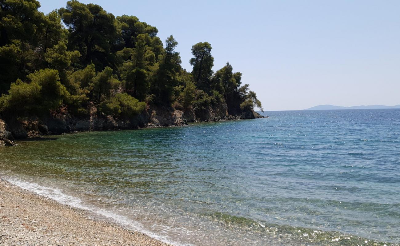 Photo de Agios Kyriaki beach III avec caillou clair de surface