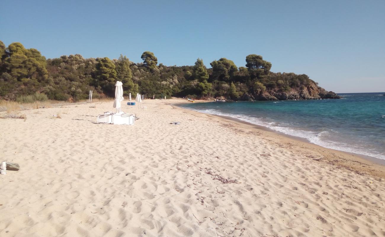 Photo de Azapiko beach III avec sable brun de surface