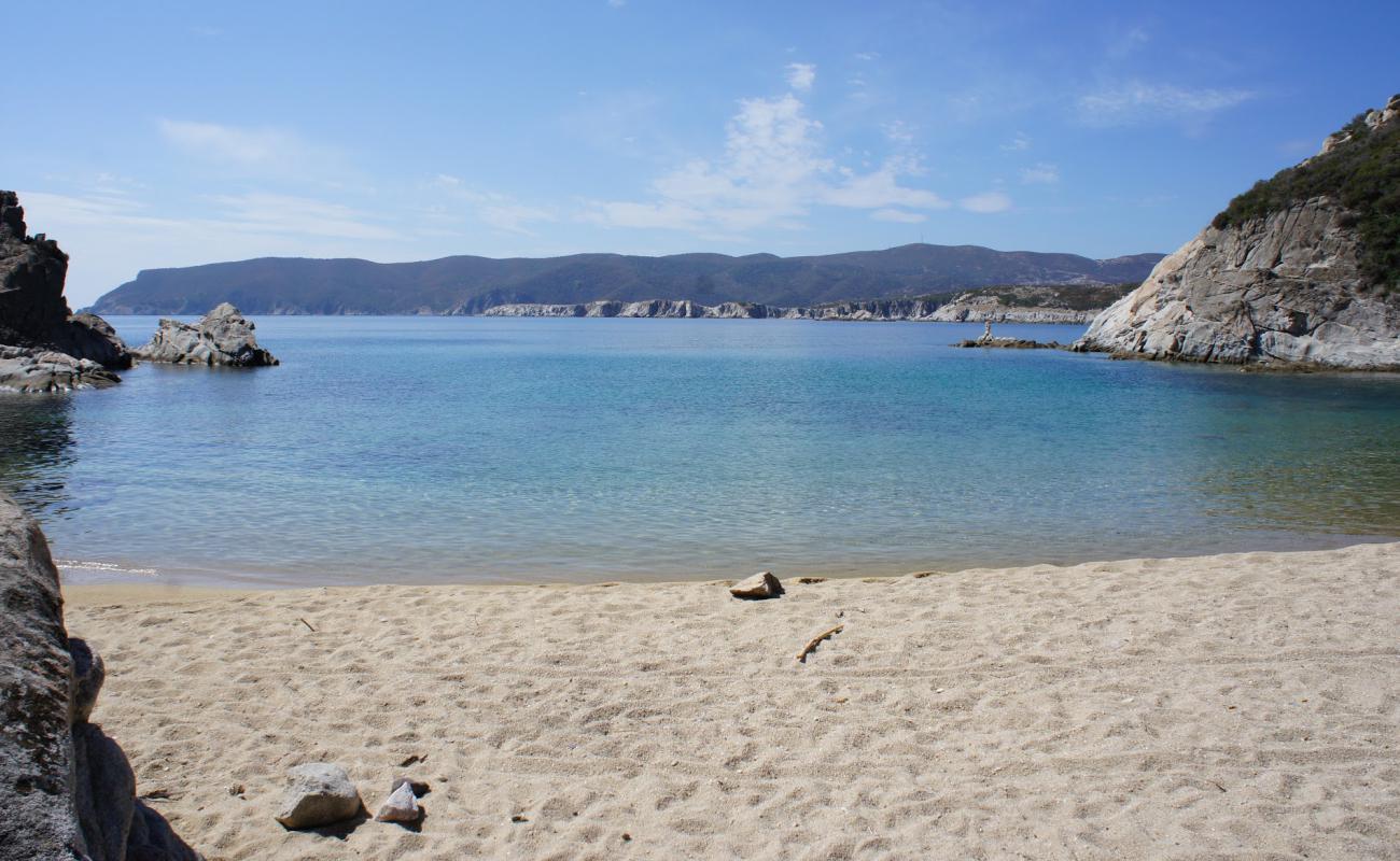 Photo de Paralia Klimataria avec sable lumineux de surface