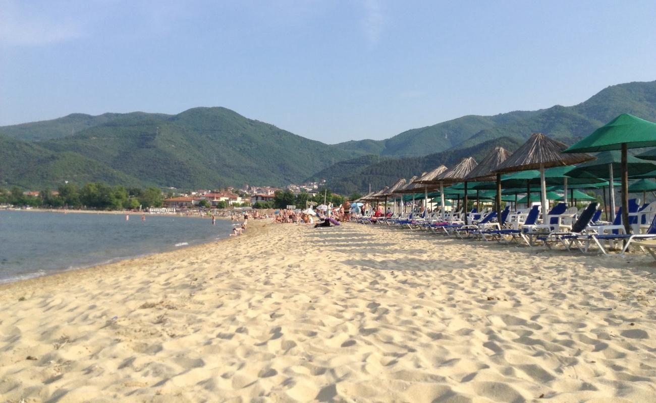 Photo de Stavros Beach II avec sable lumineux de surface