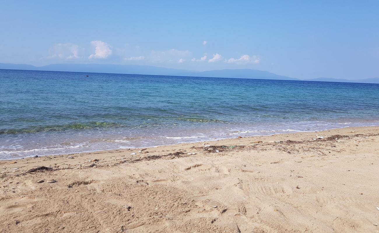 Photo de Orfano beach avec sable blanc de surface