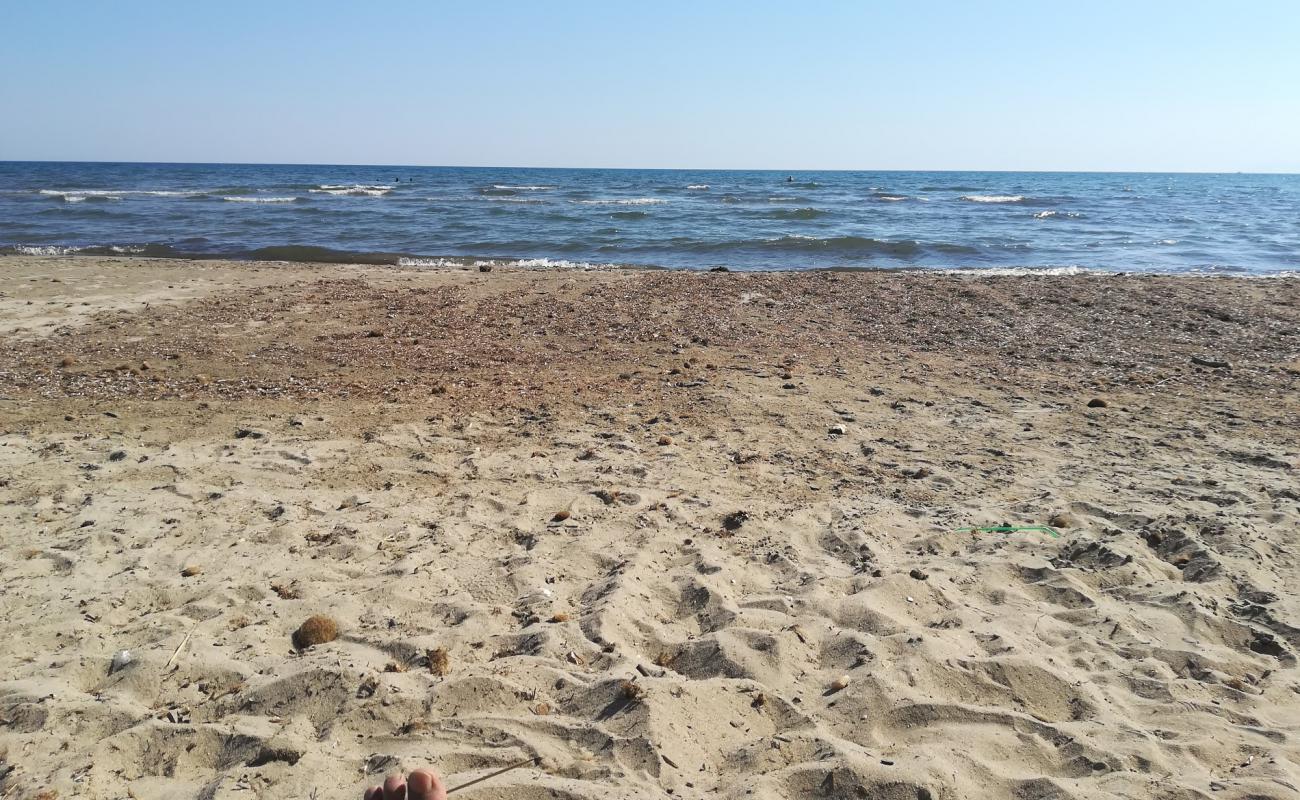 Photo de Imeros beach avec sable lumineux de surface