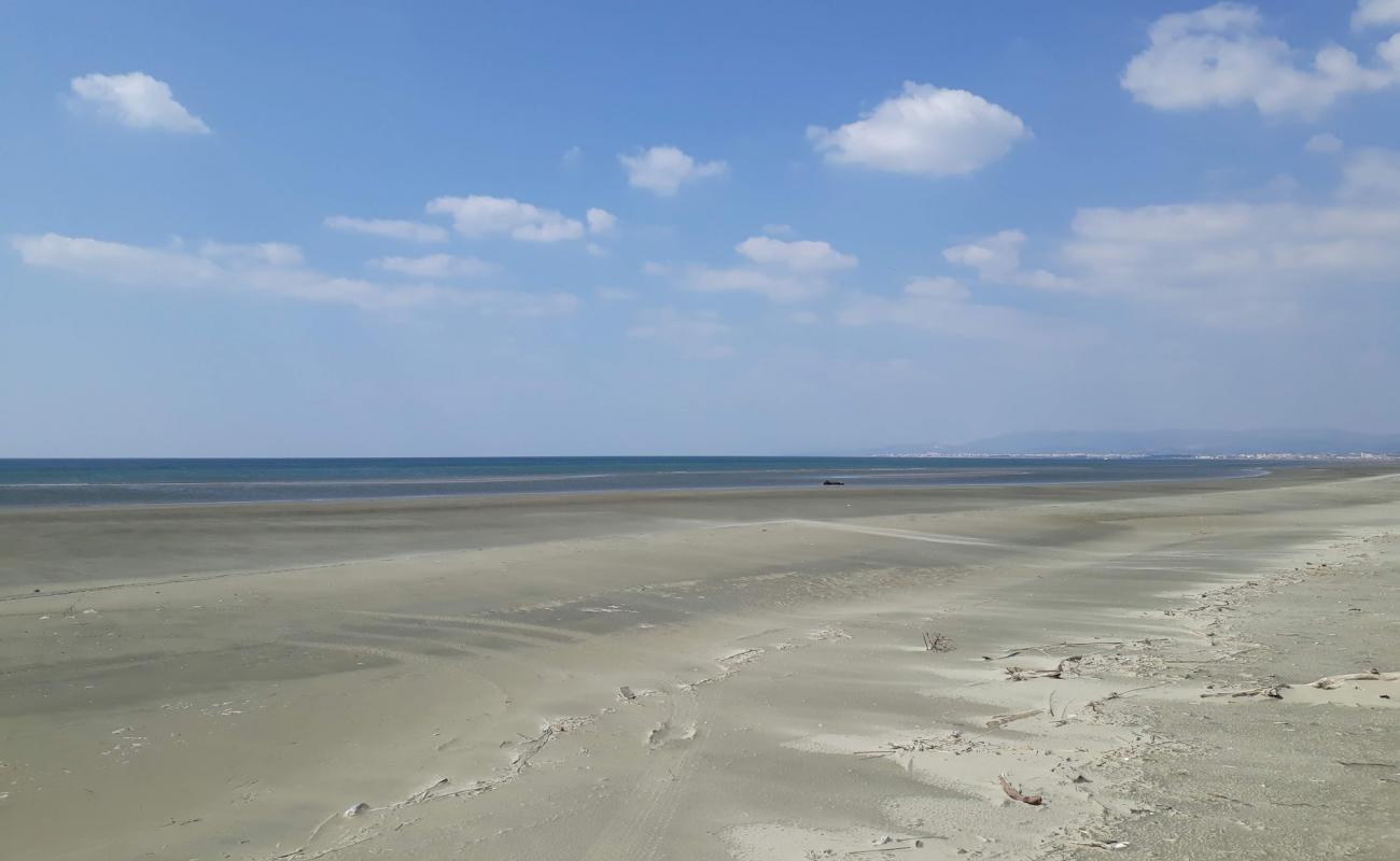 Photo de Delta Evrosa beach avec sable lumineux de surface