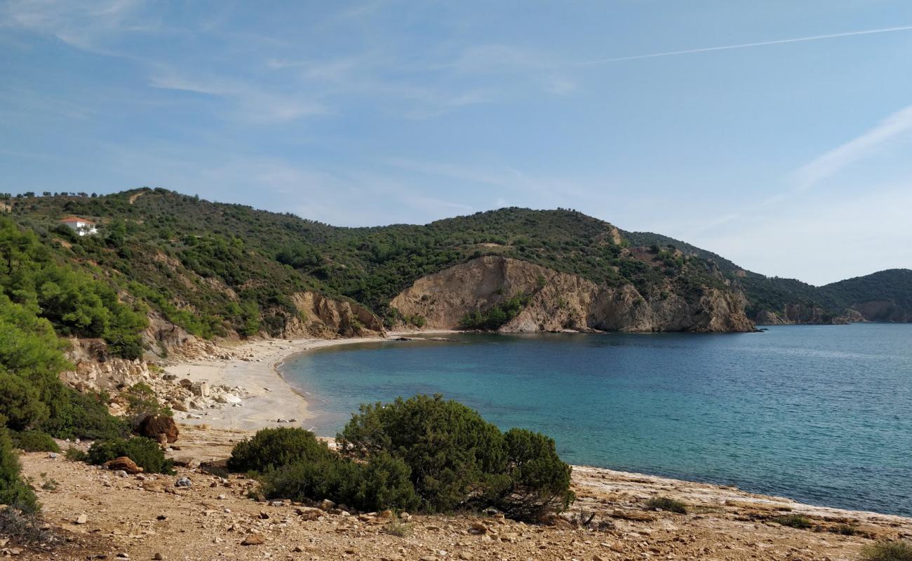Photo de Emerald beach avec petits galets beige de surface