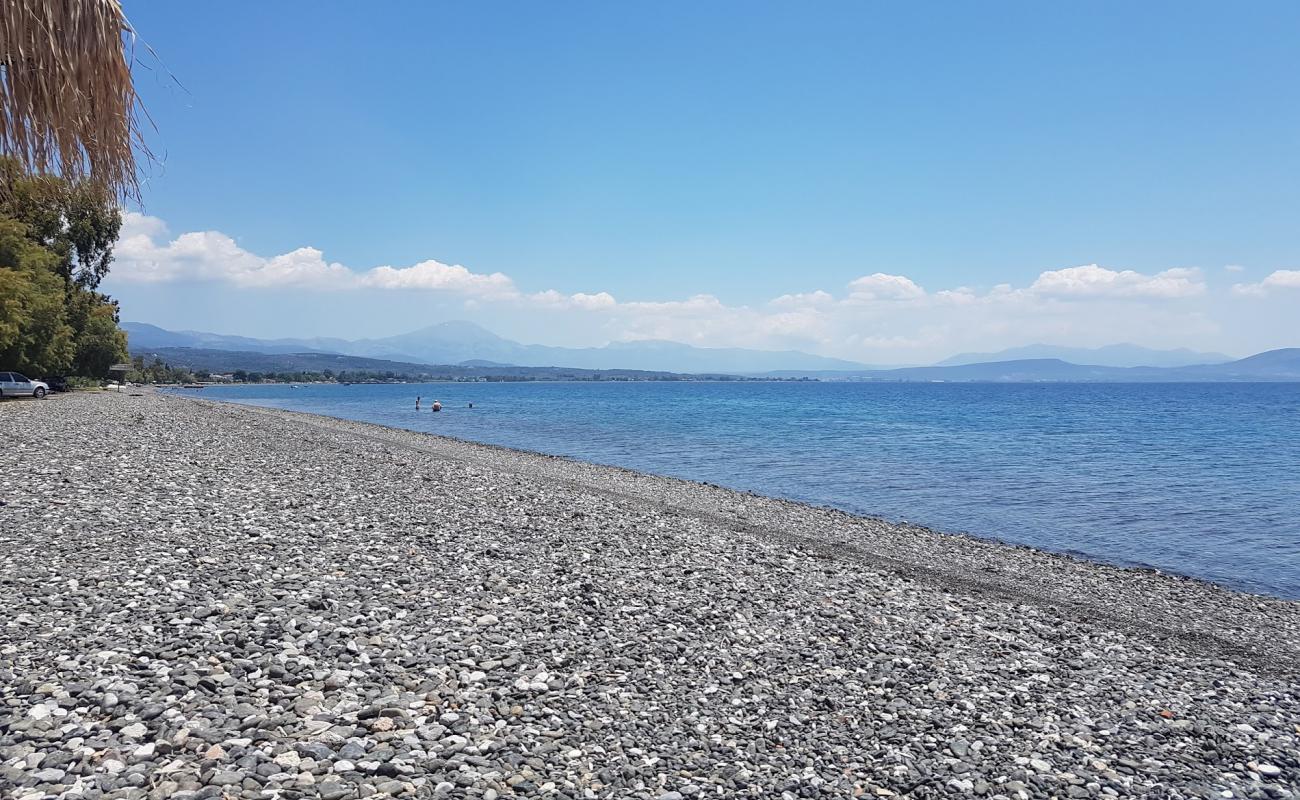 Photo de Politikon 2 beach avec petits galets gris de surface