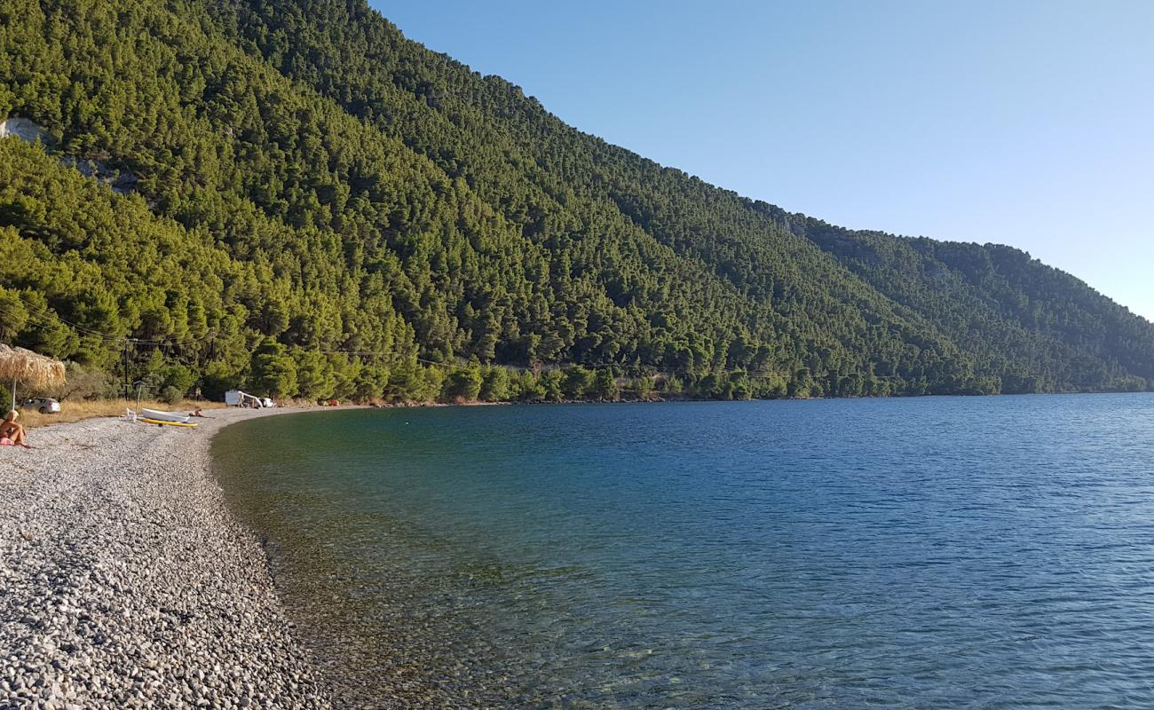 Photo de Crocidas beach avec caillou gris de surface