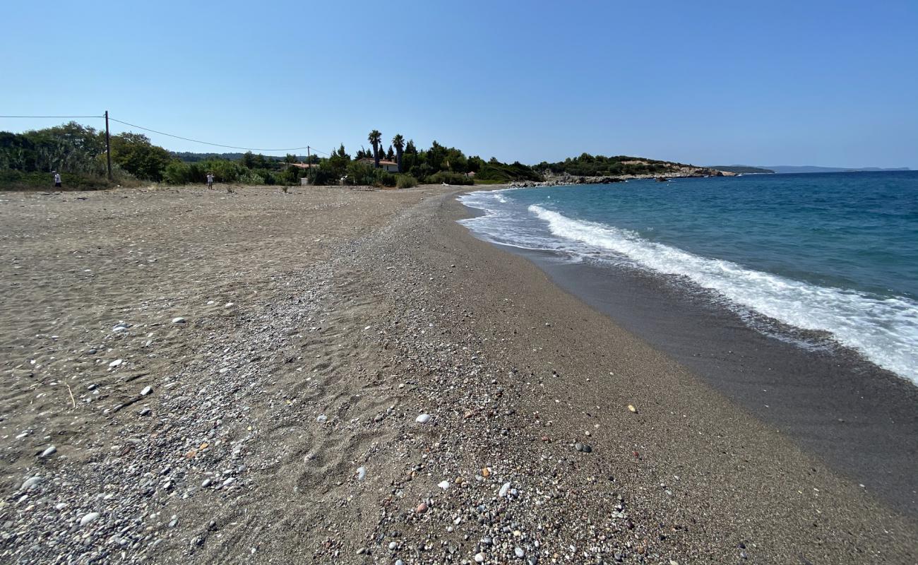 Photo de Black beach avec galets gris de surface