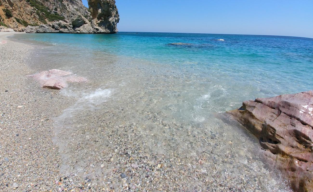 Photo de Kalami beach avec caillou fin gris de surface