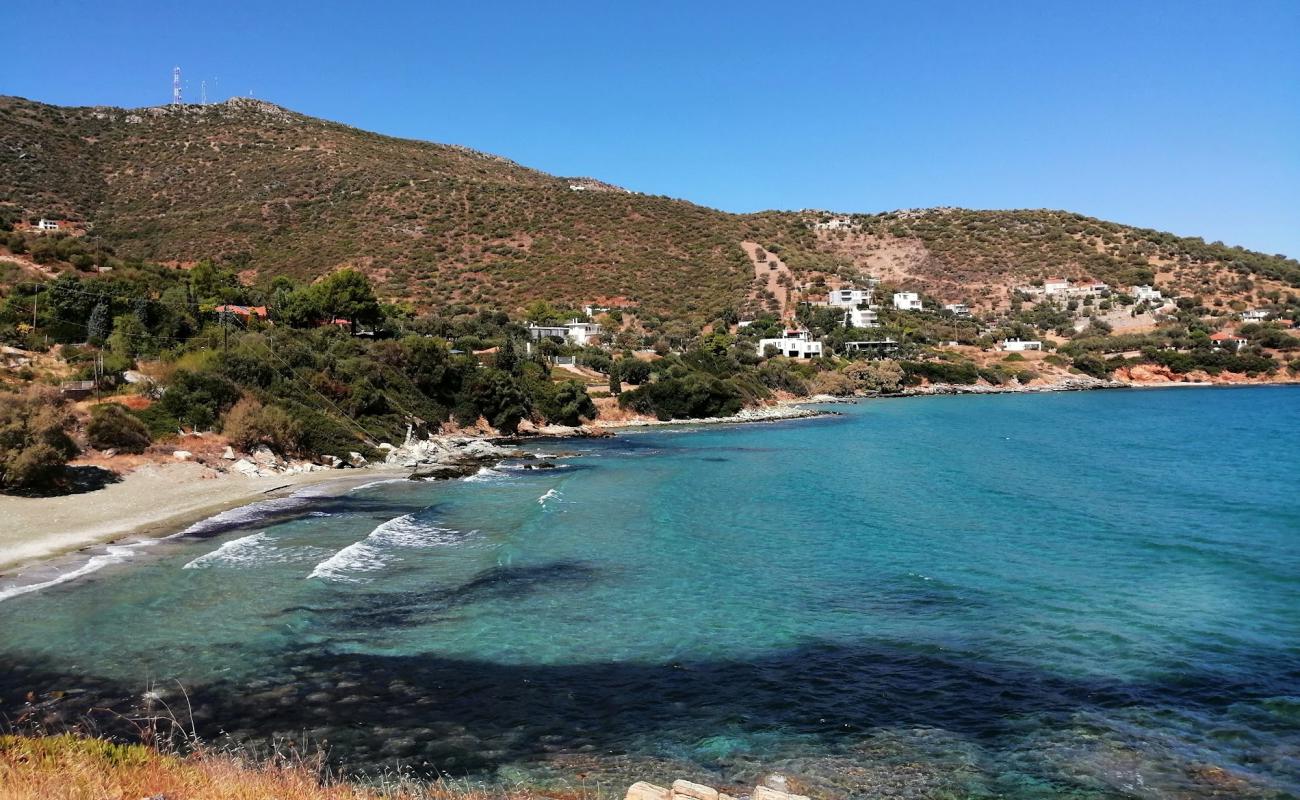 Photo de Liani Ammos beach avec sable beige de surface