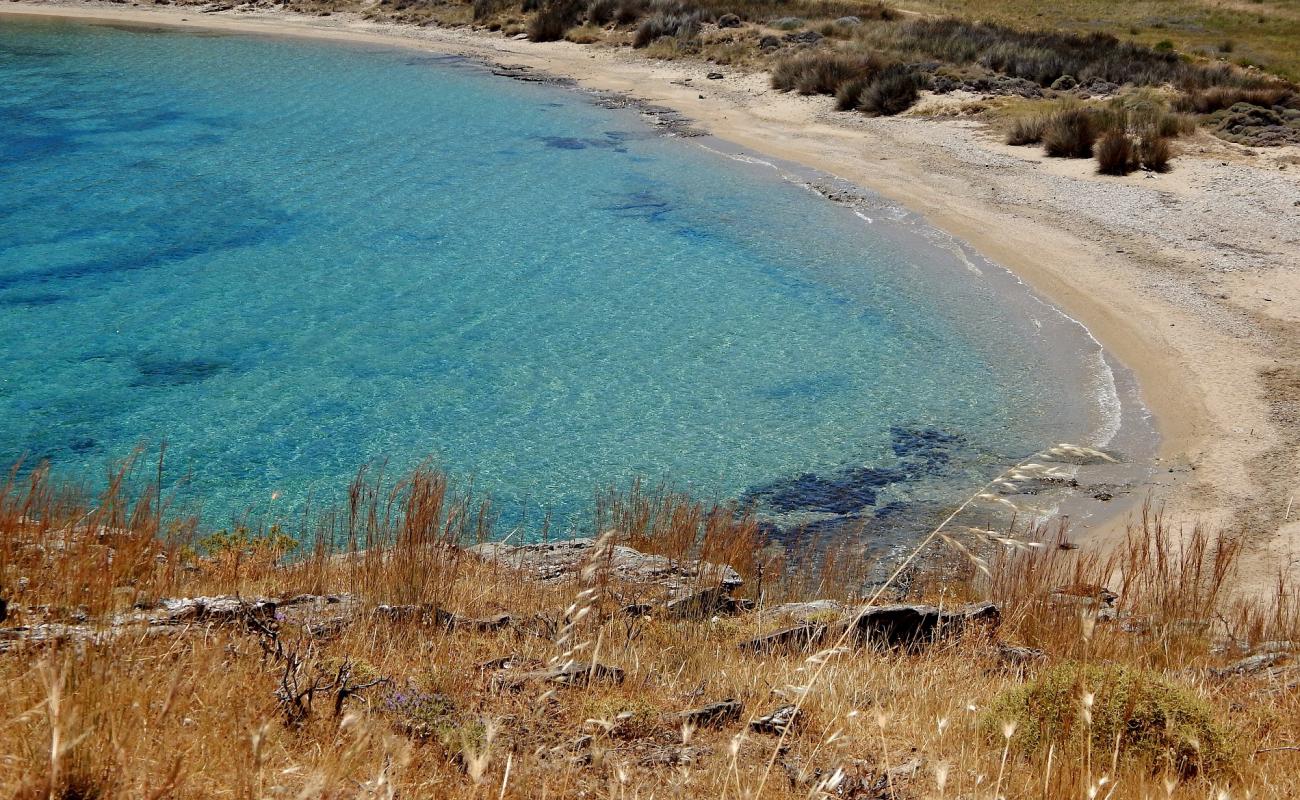 Photo de Kastri beach avec caillou fin clair de surface