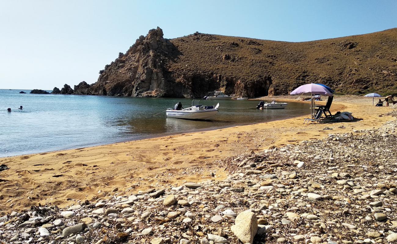 Photo de Morasis avec sable noir & galets de surface