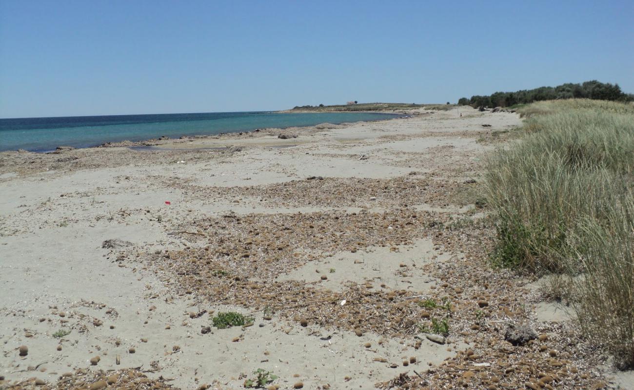 Photo de Paralia Panagias avec sable lumineux de surface