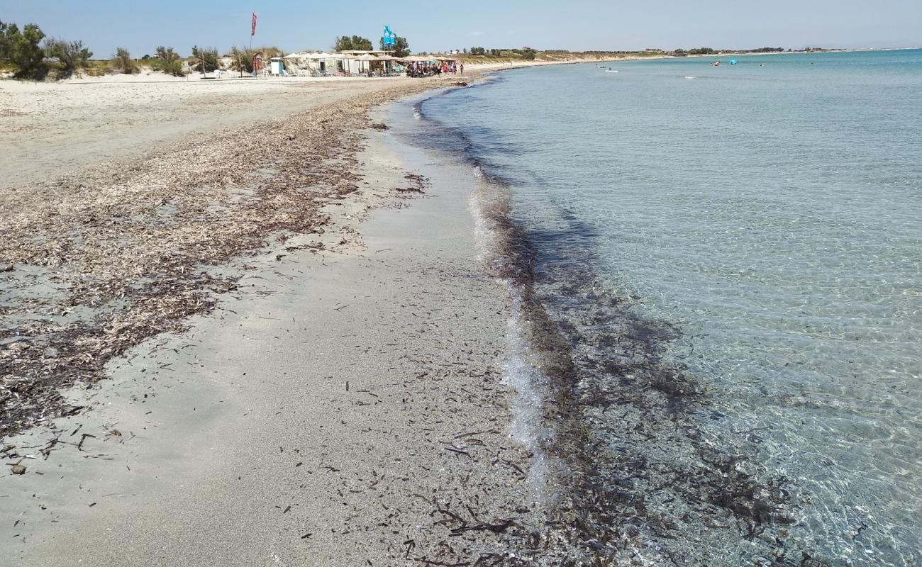 Photo de Paralia Keros avec sable lumineux de surface